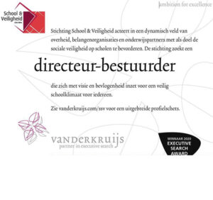 Vacature directeur-bestuurder Stichting School & Veiligheid