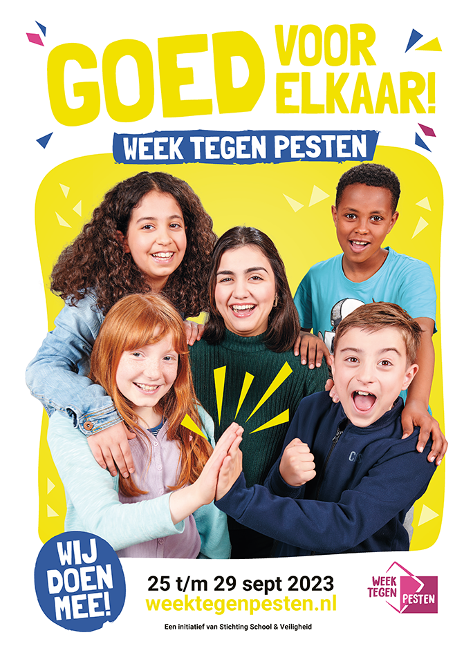 Poster Week Tegen Pesten po - School en veiligheid