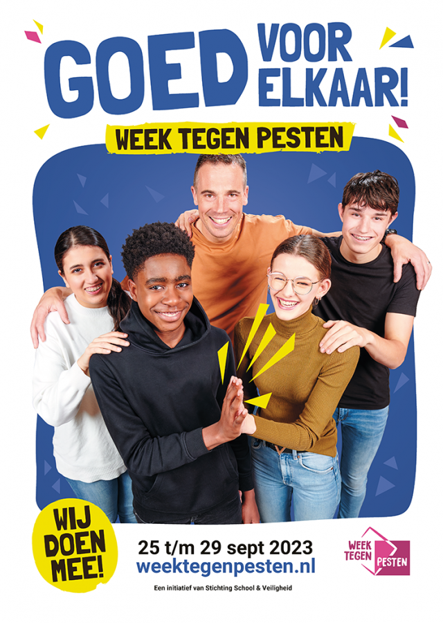 Week Tegen Pesten posters School en veiligheid