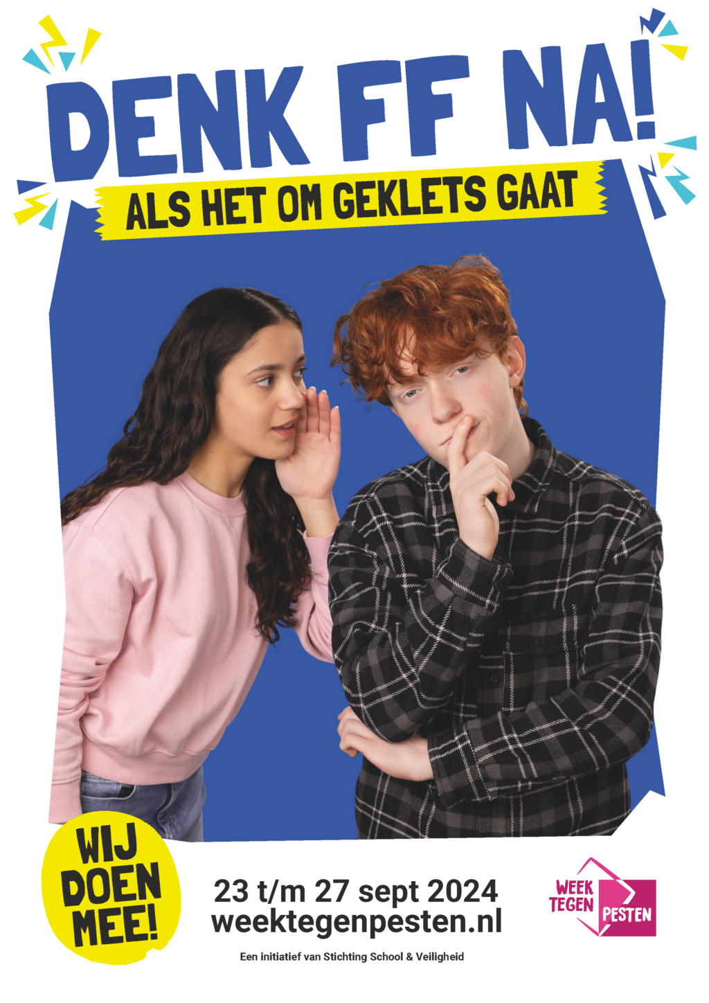 Week Tegen Pesten posters School en veiligheid