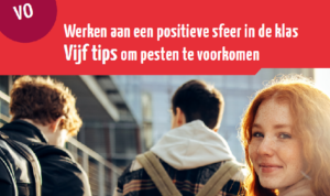 Voorkant vo-publicatie Vijf tips om pesten te voorkomen